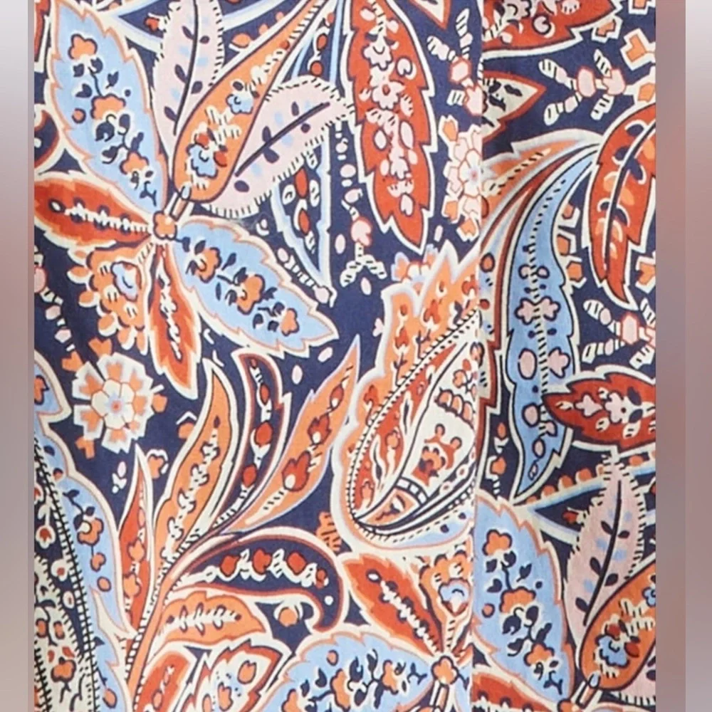 Veronica Beard Jolie Paisley Midi Dress Sz 4